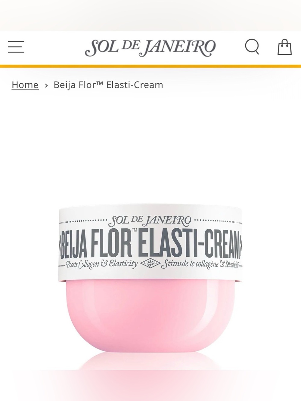 Sol de Janeiro Beija Flor Elasti-Cream - Cheirosa 68 Fragrance NWT